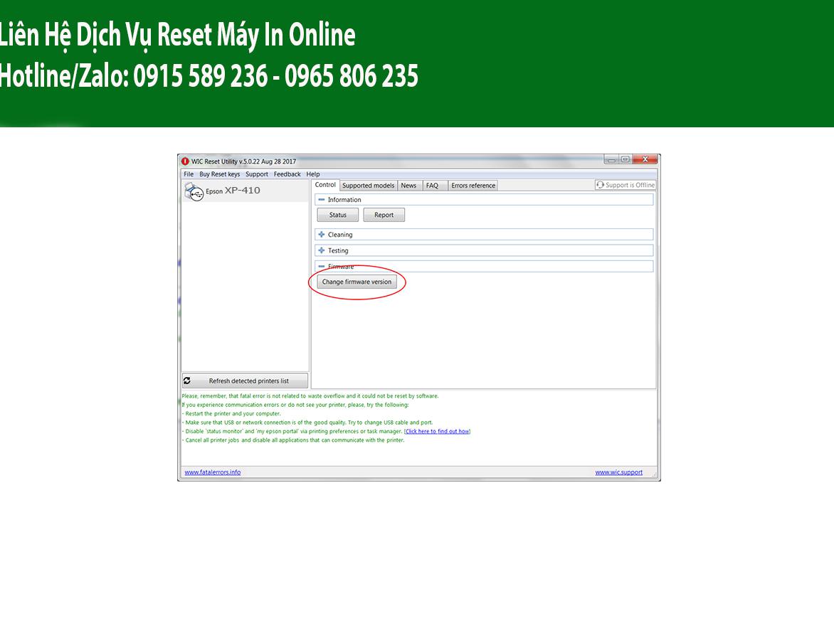 Key Firmware May In Epson XP-410 Step 2